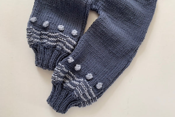 'Anni' Dungarees - Provence - 0/3m Last one! - 60% off