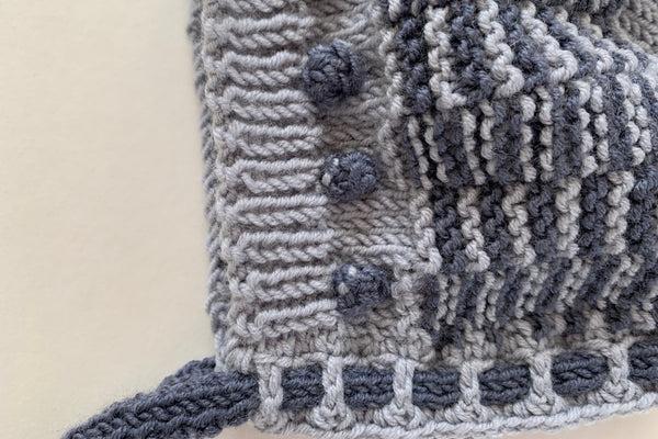 'Anni' Bonnet - Orage - 0/3m to 1/3y - 50% off