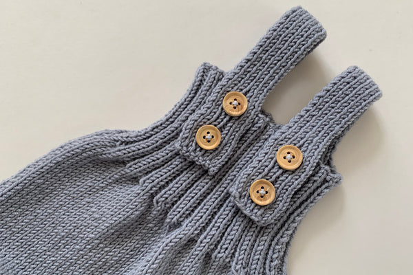 'Anni' Dungarees - Orage - 0/3m to 2/3y Made to order