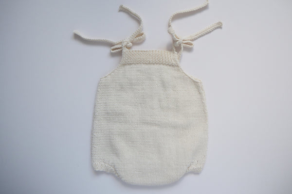 'Suzon' Romper - Chalk - NB to 18m-2y - 50% off