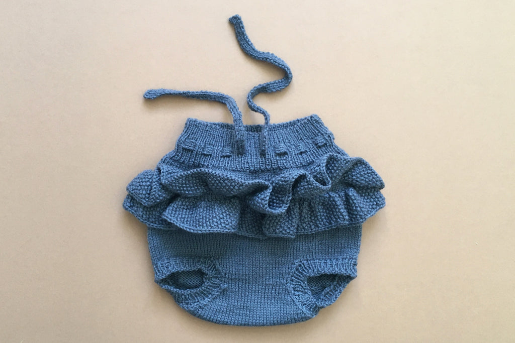 Unique Collection - Knit 4 - Bloomers in Grey - 1m