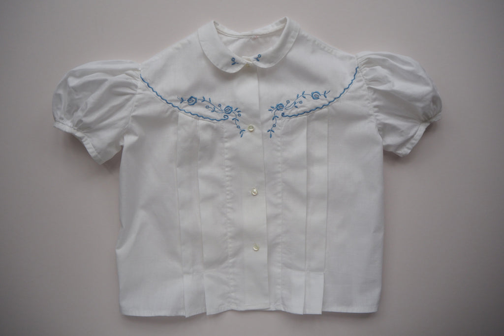 Blouse with embroidery - 'Cécile' - 5/6y