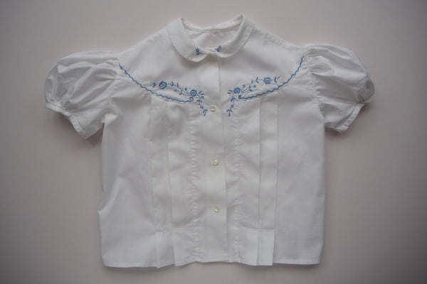 Blouse with embroidery - 'Cécile' - 5/6y