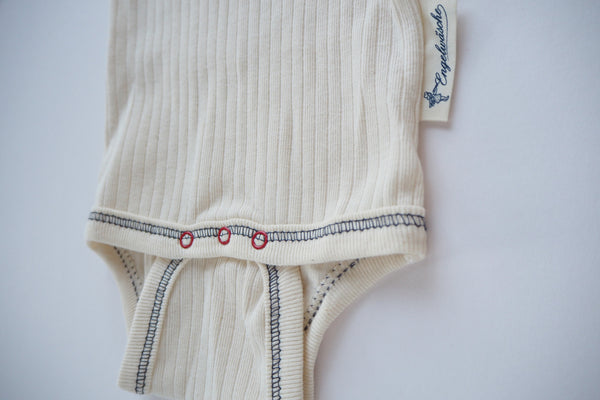 Body in Organic Cotton - Natural - 0/3m to 6-12m - By Engel - 20% off