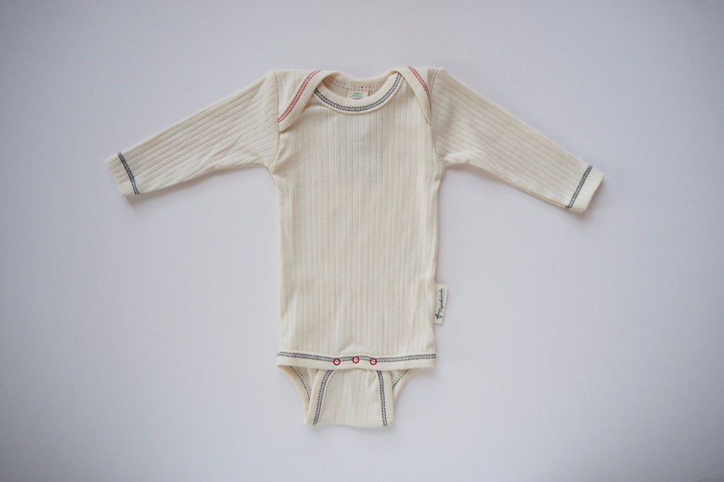 Body in Organic Cotton - Natural - 0/3m to 6-12m - By Engel - 20% off