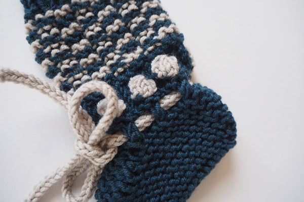 Booties 'Anni' - Midnight & Frost - 0/3 months to 6/12 months - 60% off