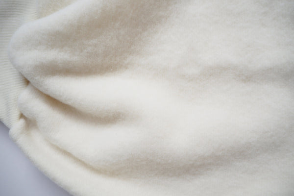 Baby Carry Nest - Wool & Organic Cotton Fleece - Natural - 50cm - By Cosilana