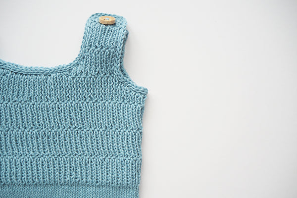 'Marcel' Top - Grand Bleu - 6m & 12m - 40% off