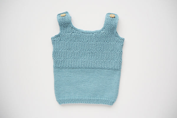 'Marcel' Top - Grand Bleu - 6m & 12m - 40% off