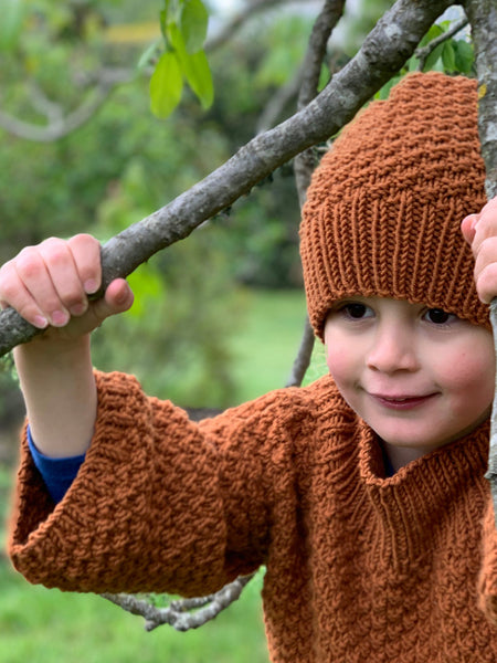 'Hansel' Hat - Rose - 1/2y to 4/6y - 60% off