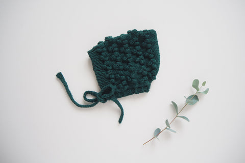 'Bobble' Bonnet - Sapin - Newborn to 1/3y - 60% off