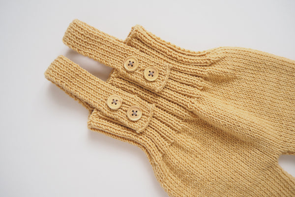 'Anni' Dungarees - Sunrise & Cloud - 0/3m to 2/3y Made to order