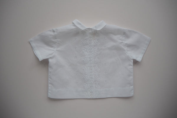 White flowers Set - 3/6 months