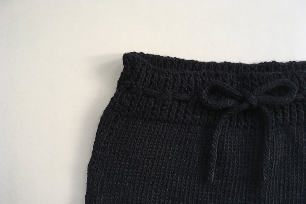 hand knitted shorts made in france