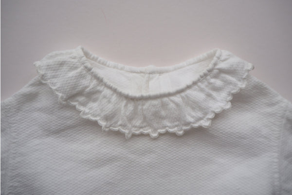White Blouse - 0/3m