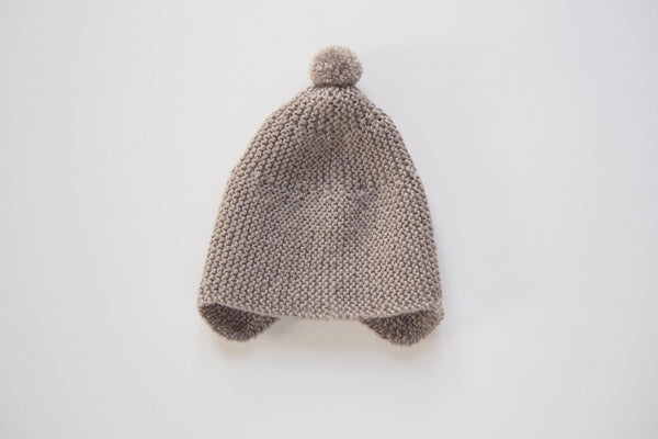 'Cocoon' hat - Stone - Newborn