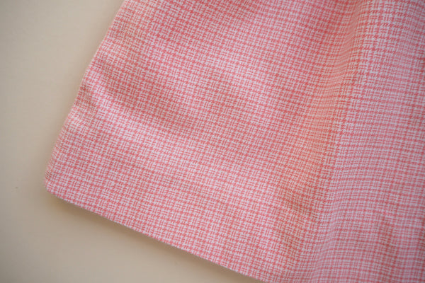 Pink and white gingham dress - 18m