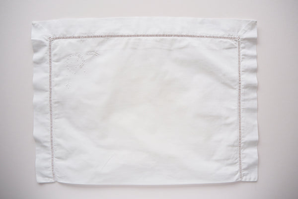 Pillow case with embroidery