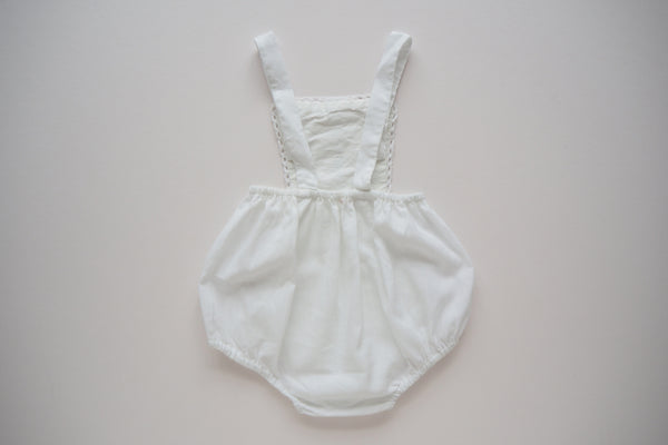 White romper - 0/3m