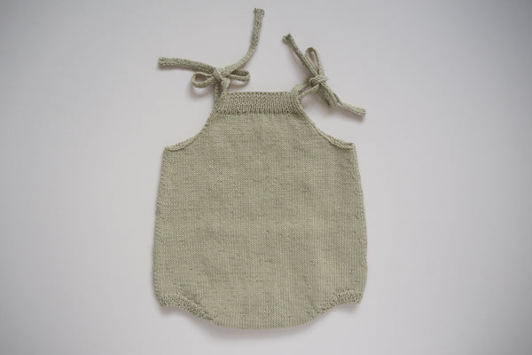 'Suzon' Romper - Sage - 0-6m to 18m-2y - 50% off