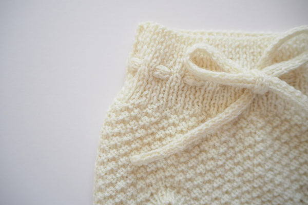 'Leonie' Bloomers - Milk - Last one! 6/18 m - 30% off