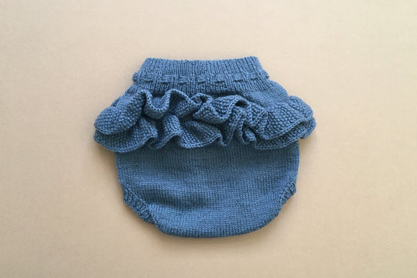 Unique Collection - Knit 4 - Bloomers in Grey - 1m