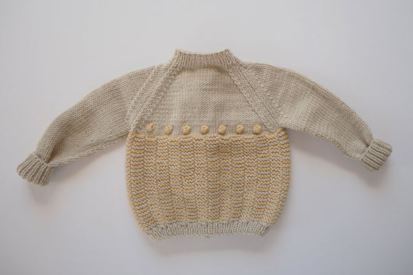 'Anni' cardigan - Sunrise & Cloud - 0/3m to 4/6y