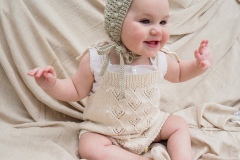 'Suzon' Romper - Chalk - NB to 18m-2y - 50% off