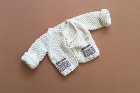 'Cocoon' Cardigan - Milk & Stone - Newborn