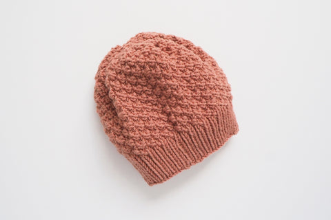 'Hansel' Hat - Rose - 1/2y to 4/6y - 60% off