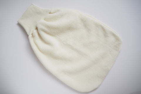 Baby Carry Nest - Wool & Organic Cotton Fleece - Natural - 50cm - By Cosilana
