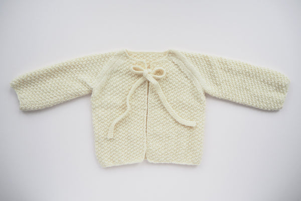 'Cocoon' cardigan - Milk - Last one! 6 months - 30% off