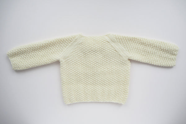 'Cocoon' cardigan - Milk - Last one! 6 months - 30% off