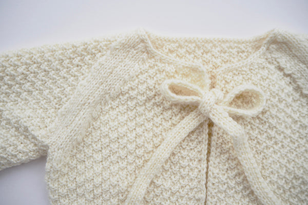 'Cocoon' cardigan - Milk - Last one! 6 months - 30% off