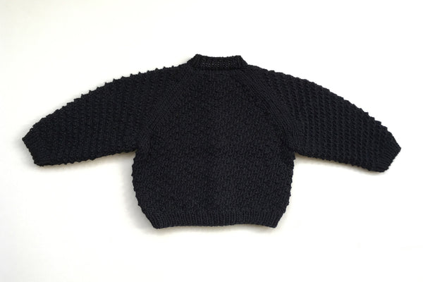 Cardigan 'Romarin' - Elderberry - 0/3m - 100% Bamboo - 50%off