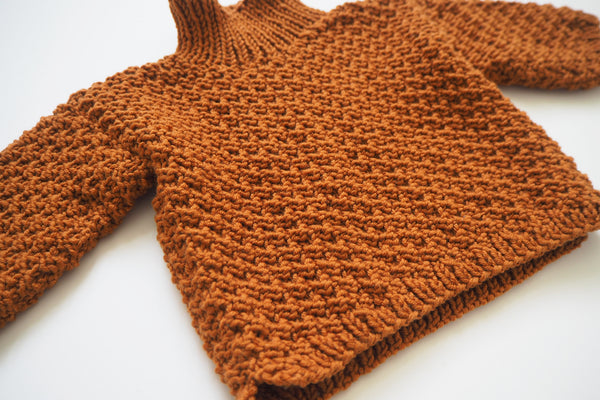 'Hansel' jumper - Burnt Caramel - 2y - 70% off