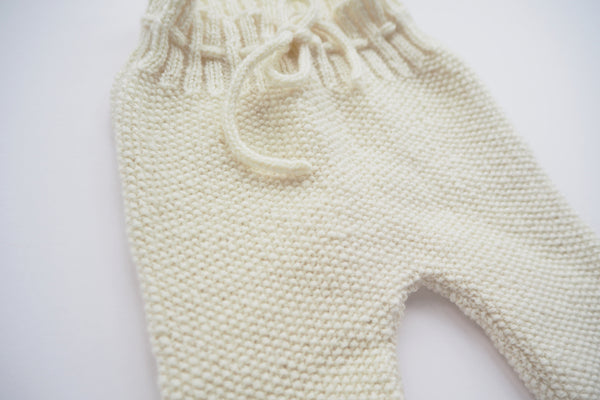 'Auguste' Leggings - Milk - 3m to 12m