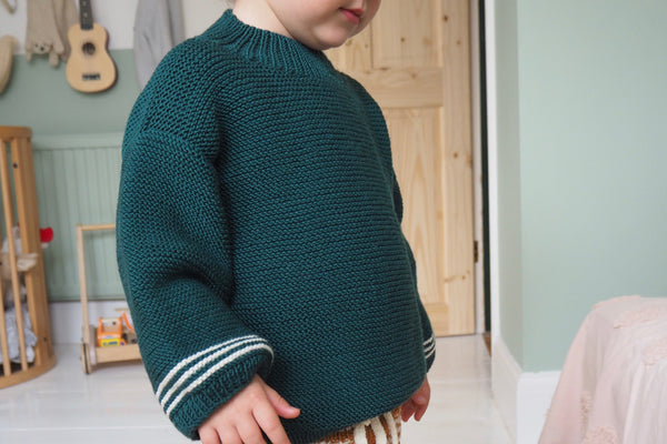 'Méribel' Sweater - Sapin - 3m to 4y - 40% off