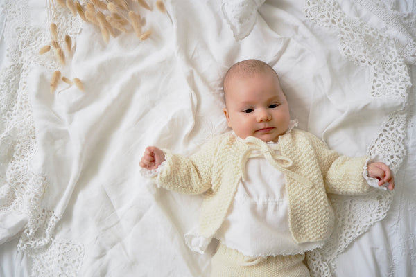 'Cocoon' cardigan - Milk - Last one! 6 months - 30% off