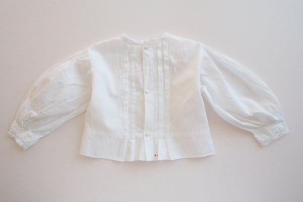 Blouse with pintucks - 12/18m