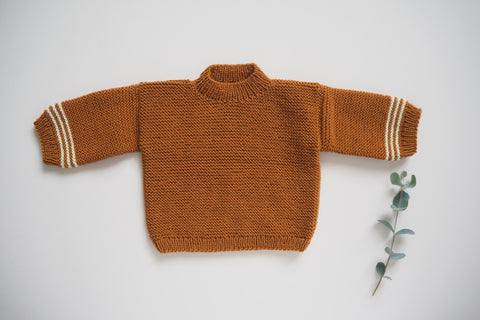 'Méribel' Sweater - Caramel - 3m to 2y - 60% off