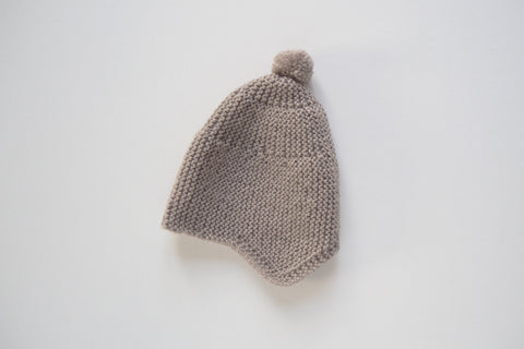'Cocoon' hat - Stone - Newborn