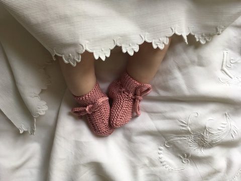 Booties Mimosa - Rosa - Newborn / 6m - 50% off