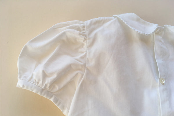 White blouse with embroideries - 18m/2y
