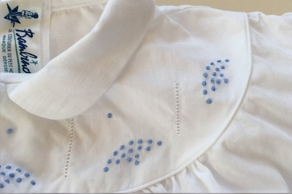 Blouse with blue dots - 18m / 2y