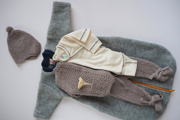 Body in Organic Cotton - Natural - Newborn - By Engel