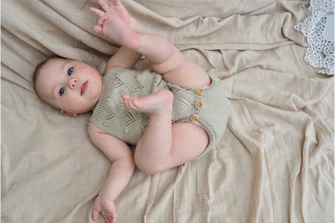 'Suzon' Romper - Sage - 0-6m to 18m-2y - 50% off