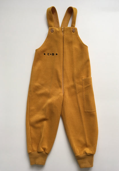 70's Yellow overall - 1 to 2y