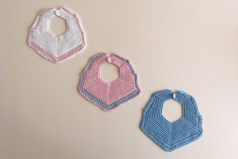 Hand crocheted collars - 0-3m to 3-6m - 50% off