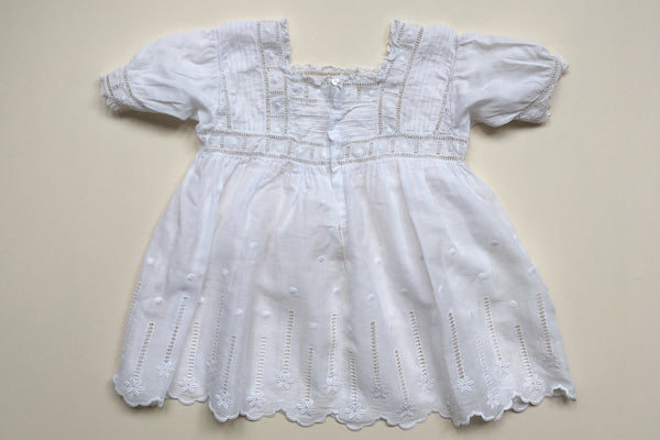 Short dress with lace - 12m